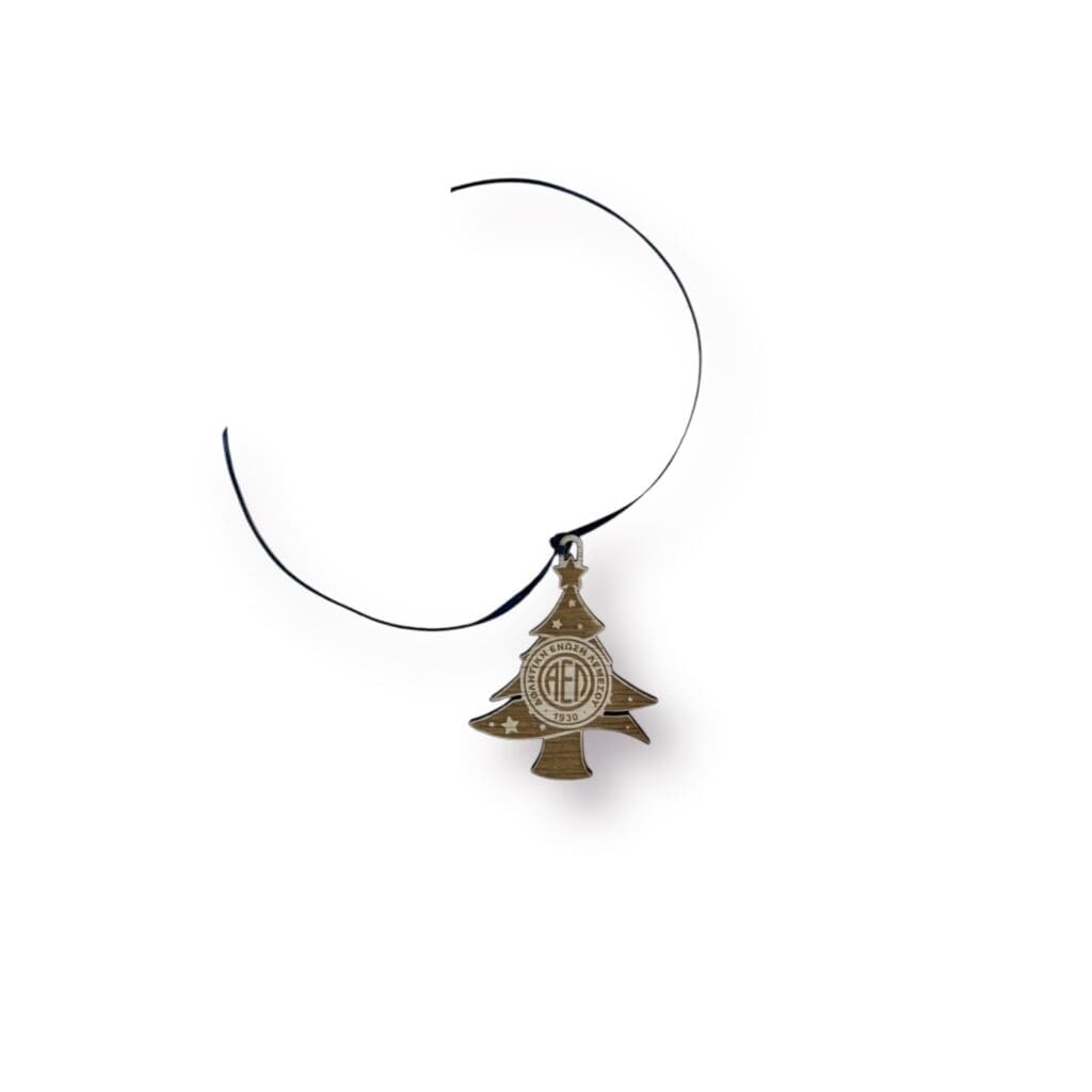 Christmas wooden ornament (tree)