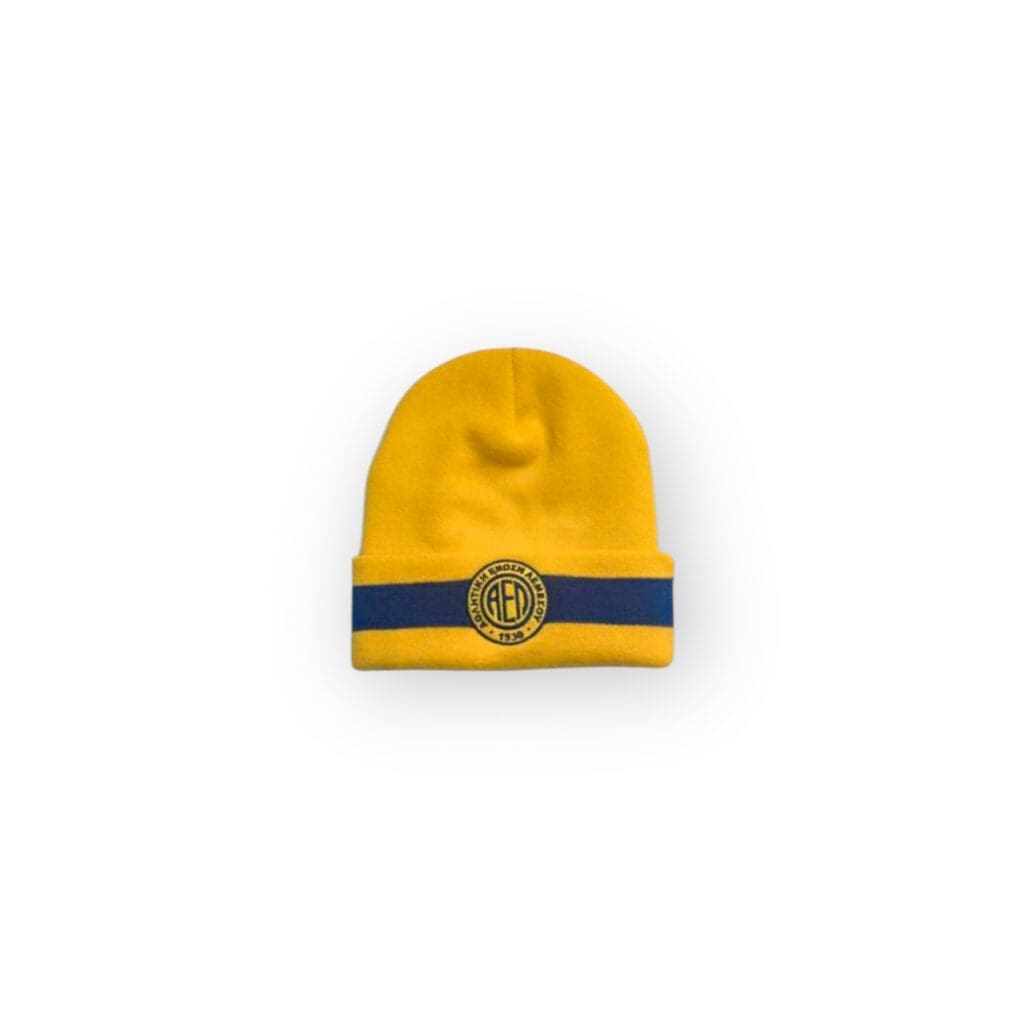 Emblem Adults Beanie Yellow