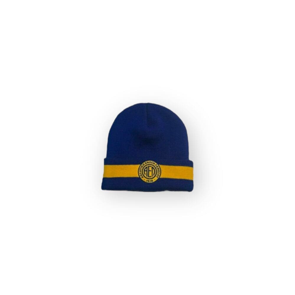 Emblem Adults Beanie Navy Blue