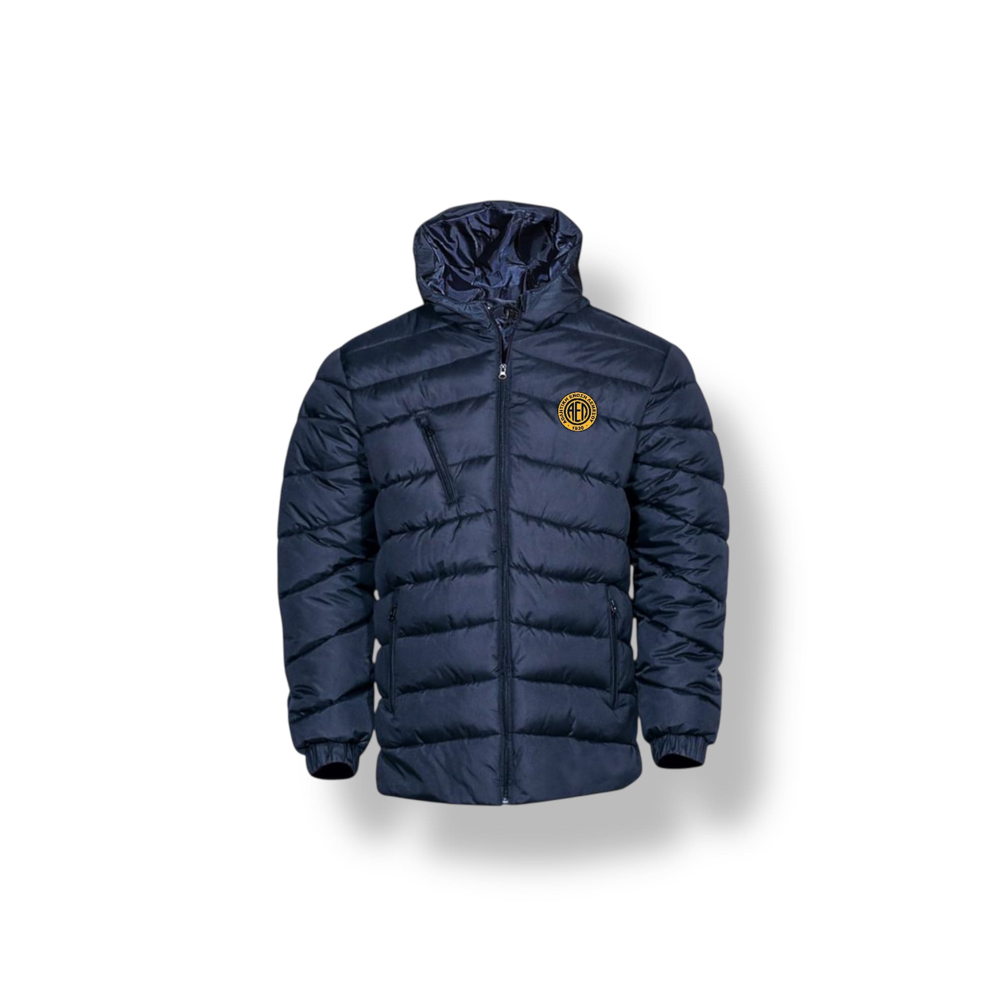 Puffer jacket navy blue