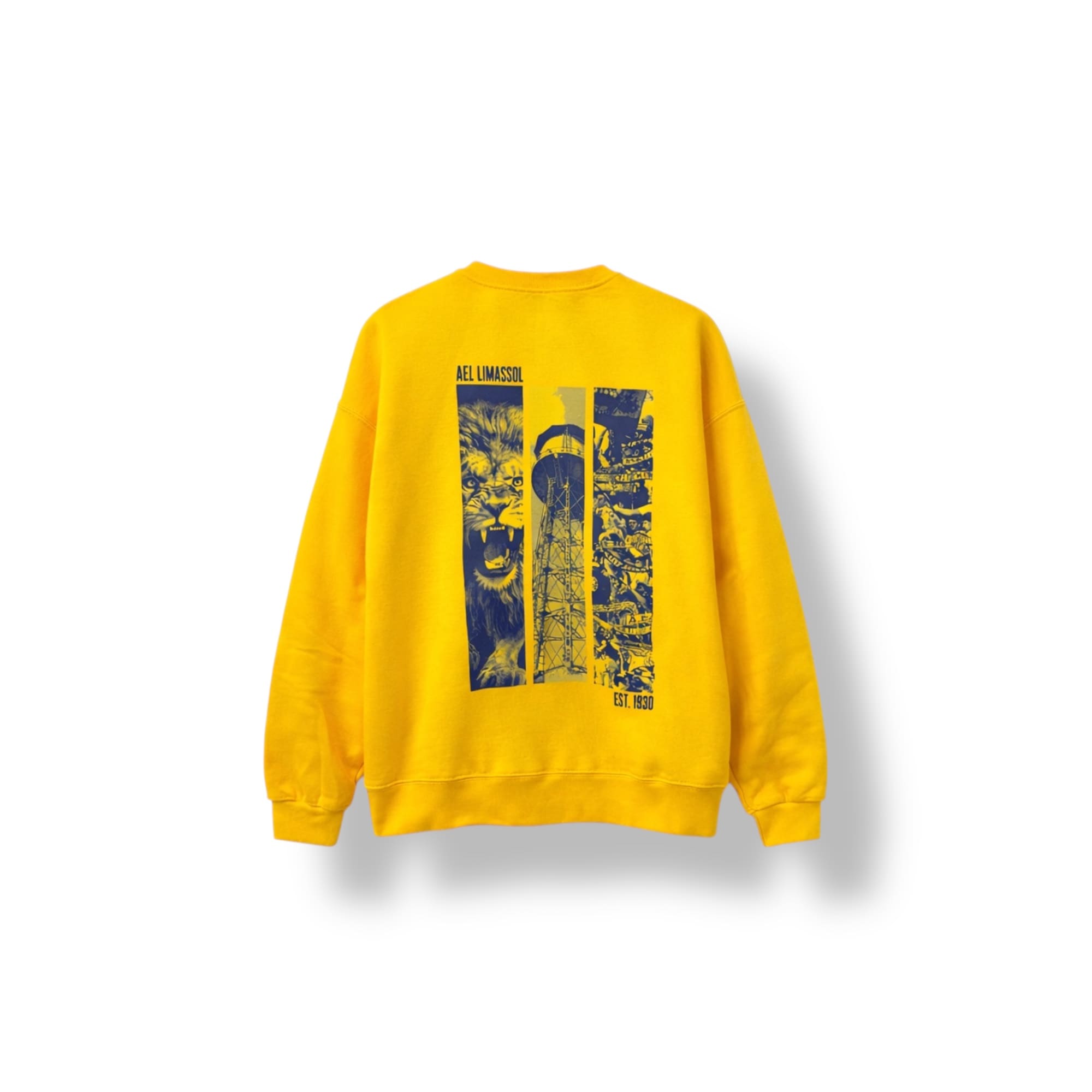 Yellow sweater with print